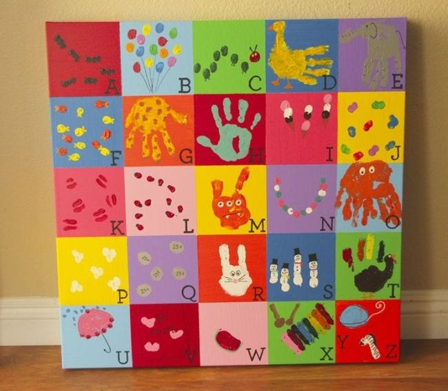 Collaborative Art Alphabet Pinterest