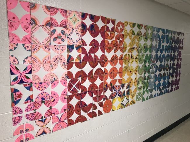 A mural is shown.