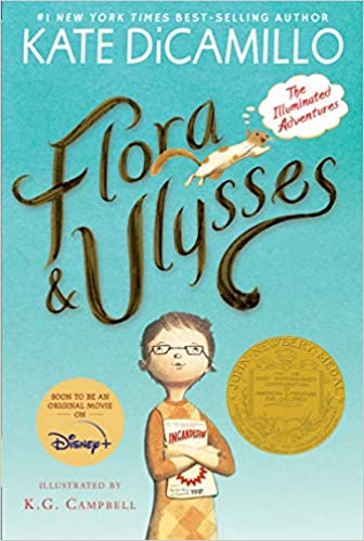 Flora and Ulysses Book cover of Flora and Ulysses, as an example of chapter books for fifth graders