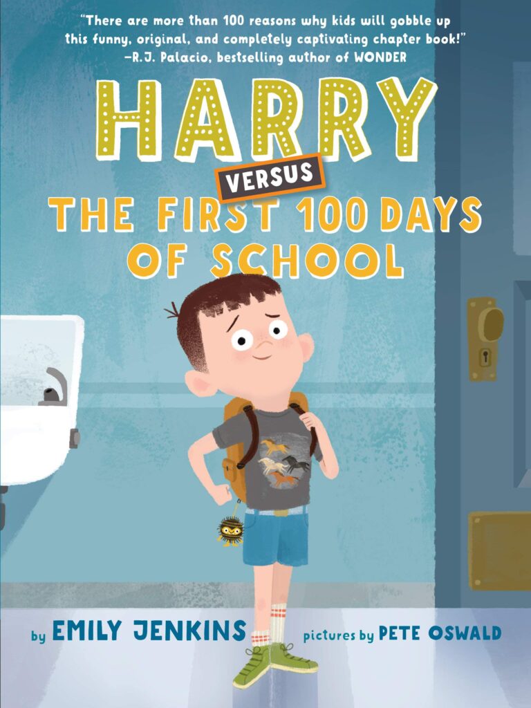 harry-vs-the-first-day-of-school Children's book cover Harry vs. The First Day of School