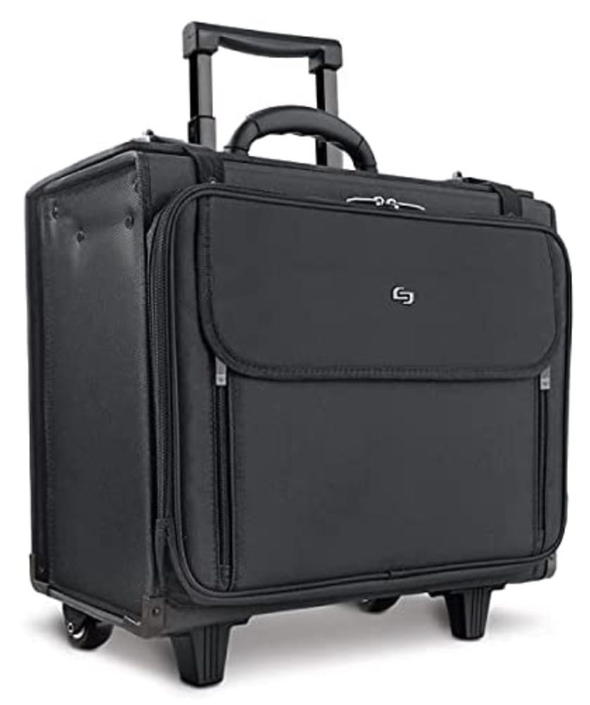 Solo Lincoln Hard Sided Rolling Catalog Case