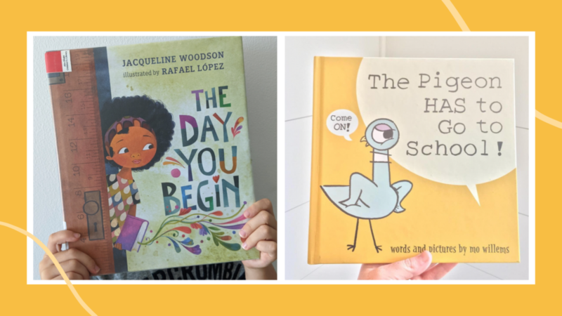 first-day-readlouds Two first day of school books for kids as an example of first day of school activities