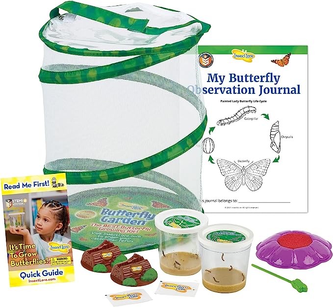 Butterfly Kit Butterfly life cycle classroom kit with net enclosure, food, and more