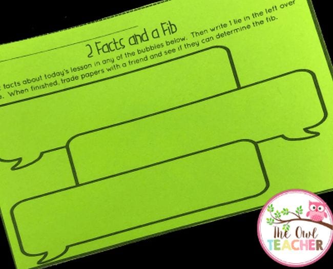 A bright green slip of paper labelled