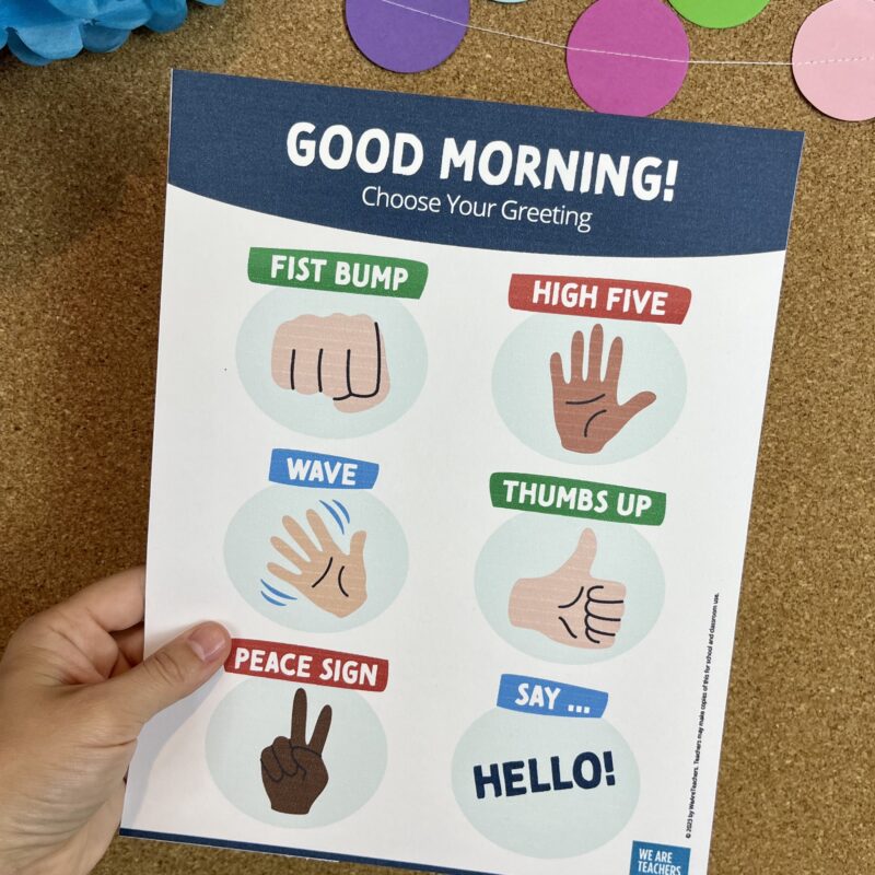 Classroom Greeting Sign Classroom Greeting Sign