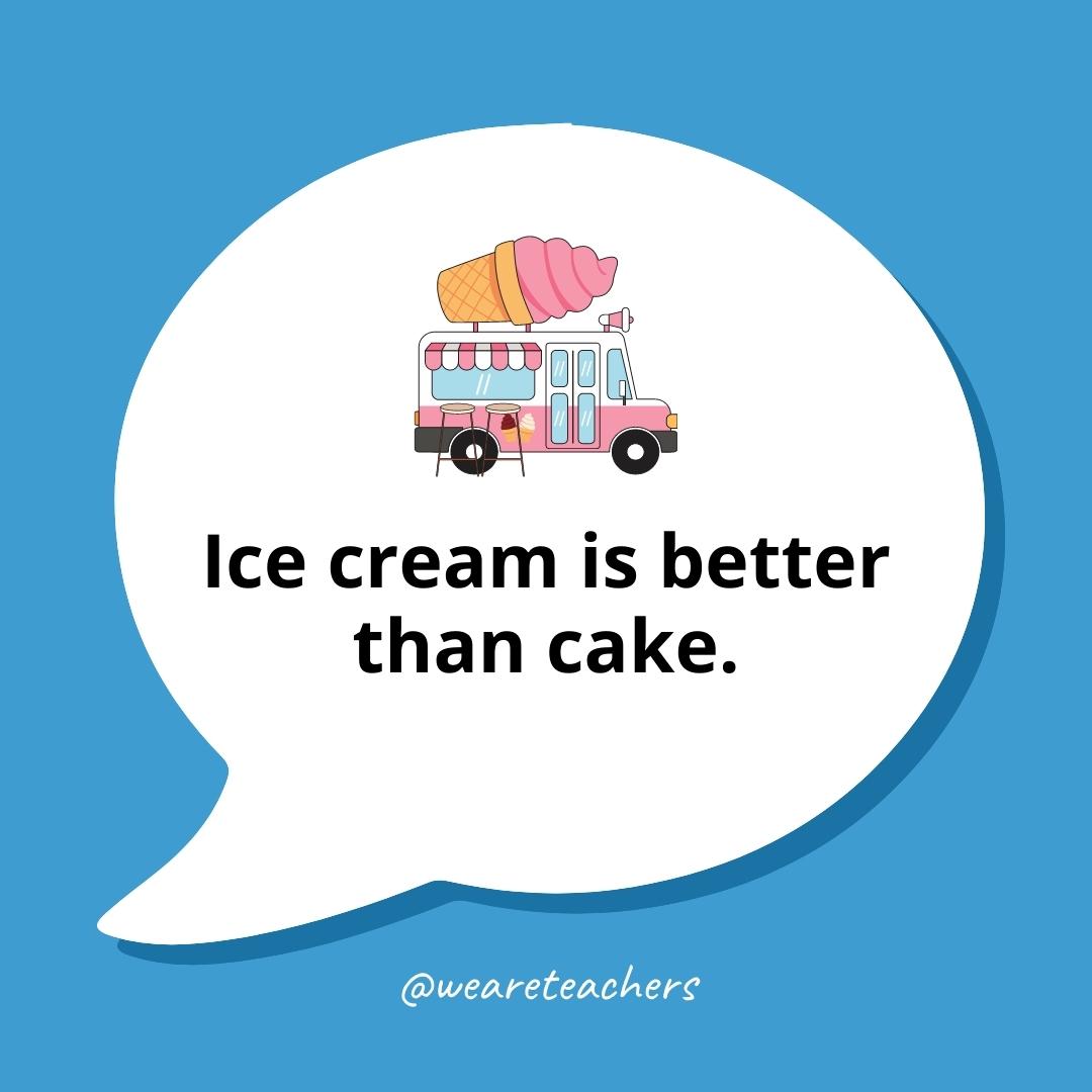Debate Topics 2_v2 Ice cream is better than cake.