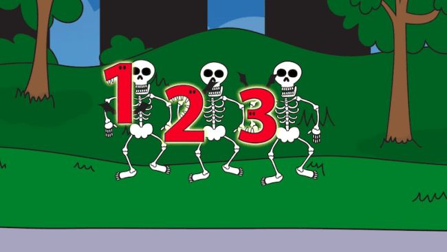 halloween activities videos Still from a Halloween themed counting video
