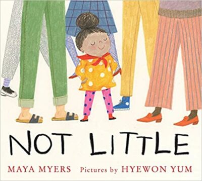 Not Little Book cover for Not Little as an example of mentor texts for narrative writing