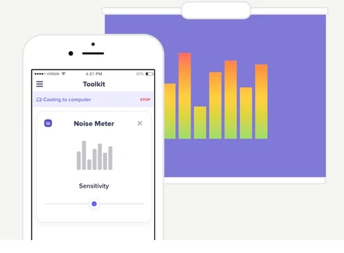 classdojo-noise-meter Class Dojo noise meter screen