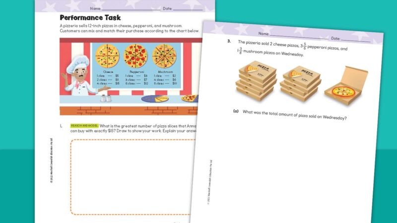 6 Free Math Performance Tasks for Grades K-5 Images from 5th grade math performance task