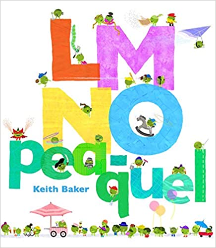 Pea-quel Book cover for LMNO pea-quel as an example of preschool books