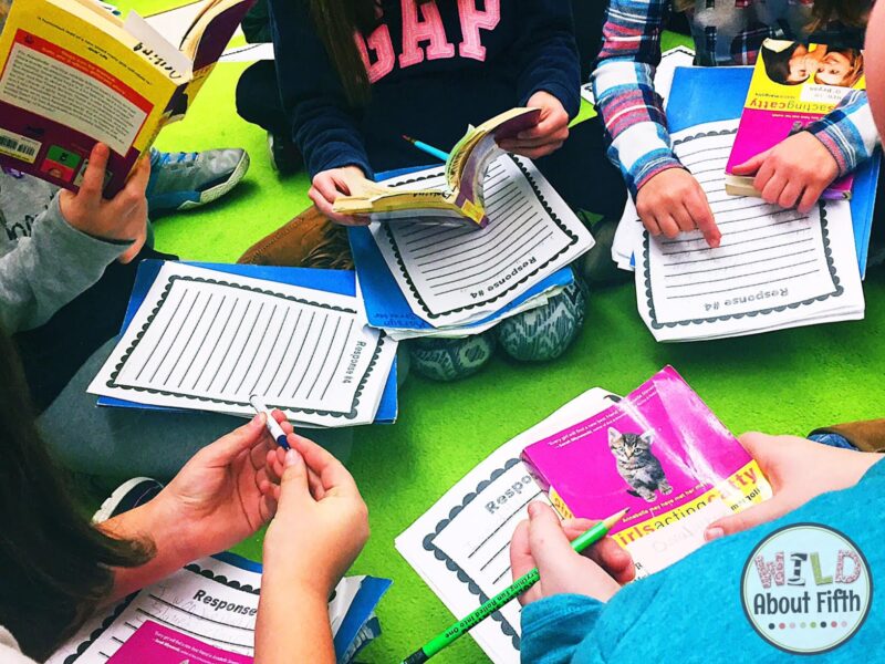 book-clubs kids reading books in a book club for a fun friday activity