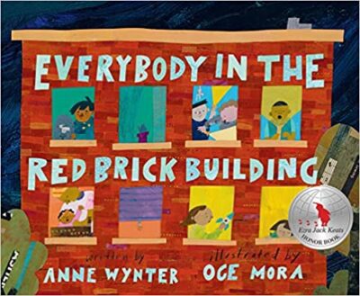 Everybody in the Red Brick Building Book cover for Everybody in the Red Brick Building as an example of preschool books