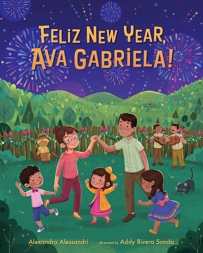 feliz-new-year-ava-gabriela Feliz New Year, Ava Gabriela-books about New Year's Eve