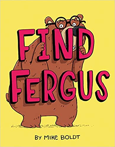 Find Fergus Book cover for Find Fergus as an example of preschool books