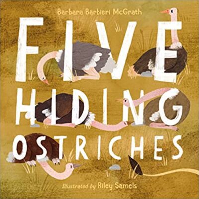 Five Hiding Ostriches Book cover for Five Hiding Ostriches as an example of preschool books