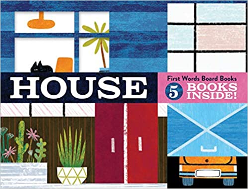 house board book Box cover for House: First Words Board Books as an example of preschool books
