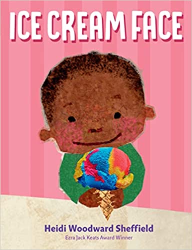 Ice Cream Face Book cover for Ice Cream Face as an example of preschool books