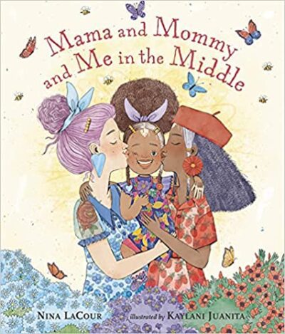 Mama, Mommy, and Me in the Middle Book cover for Mama, Mommy and Me in the Middle as an example of preschool books