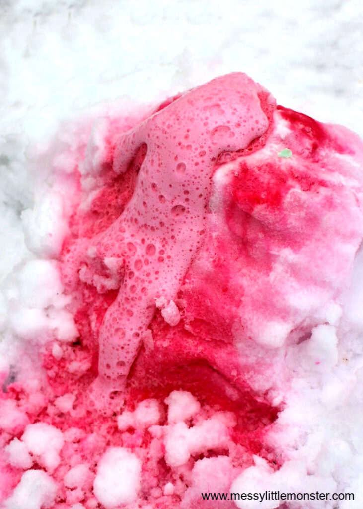 snow-volcano snow volcano stem winter activity