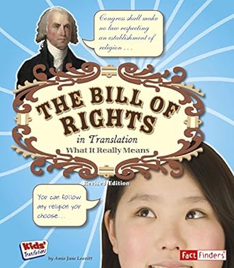 The Bill of Rights in Translation: What it Really Means Book cover for The Bill of Rights in Translation: What It Really Means as an example of bill of rights books for kids