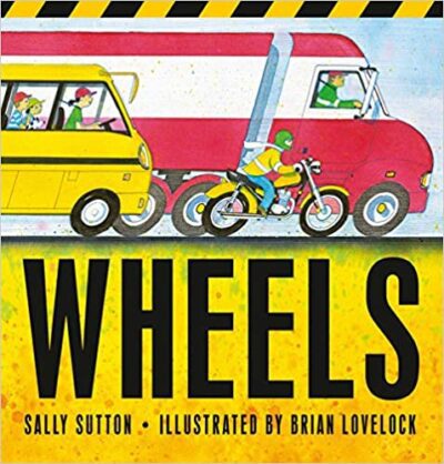 Wheels Book cover for Wheels as an example of preschool books