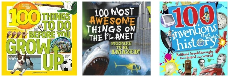 100-nonfiction-collage Three nonfiction books for 100th Day