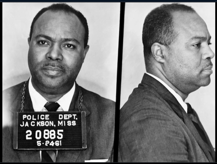 Martin Luther King Activities: Freedom Riders Booking photos of James Farmer, Jr., a Freedom Rider