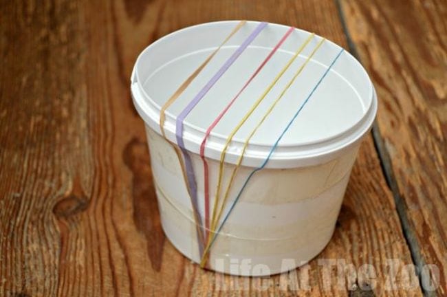 5th Grade Science Science Sparks Plastic cup with rubber bands stretched across the opening