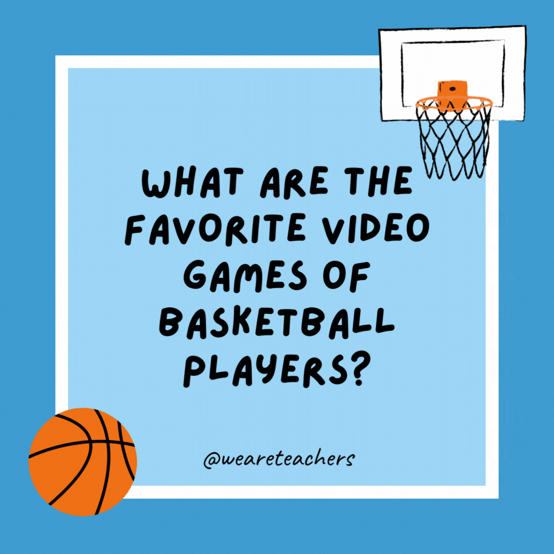 What are the favorite video games of basketball players? Shooting Stars. What are the favorite video games of basketball players?
Shooting Stars.