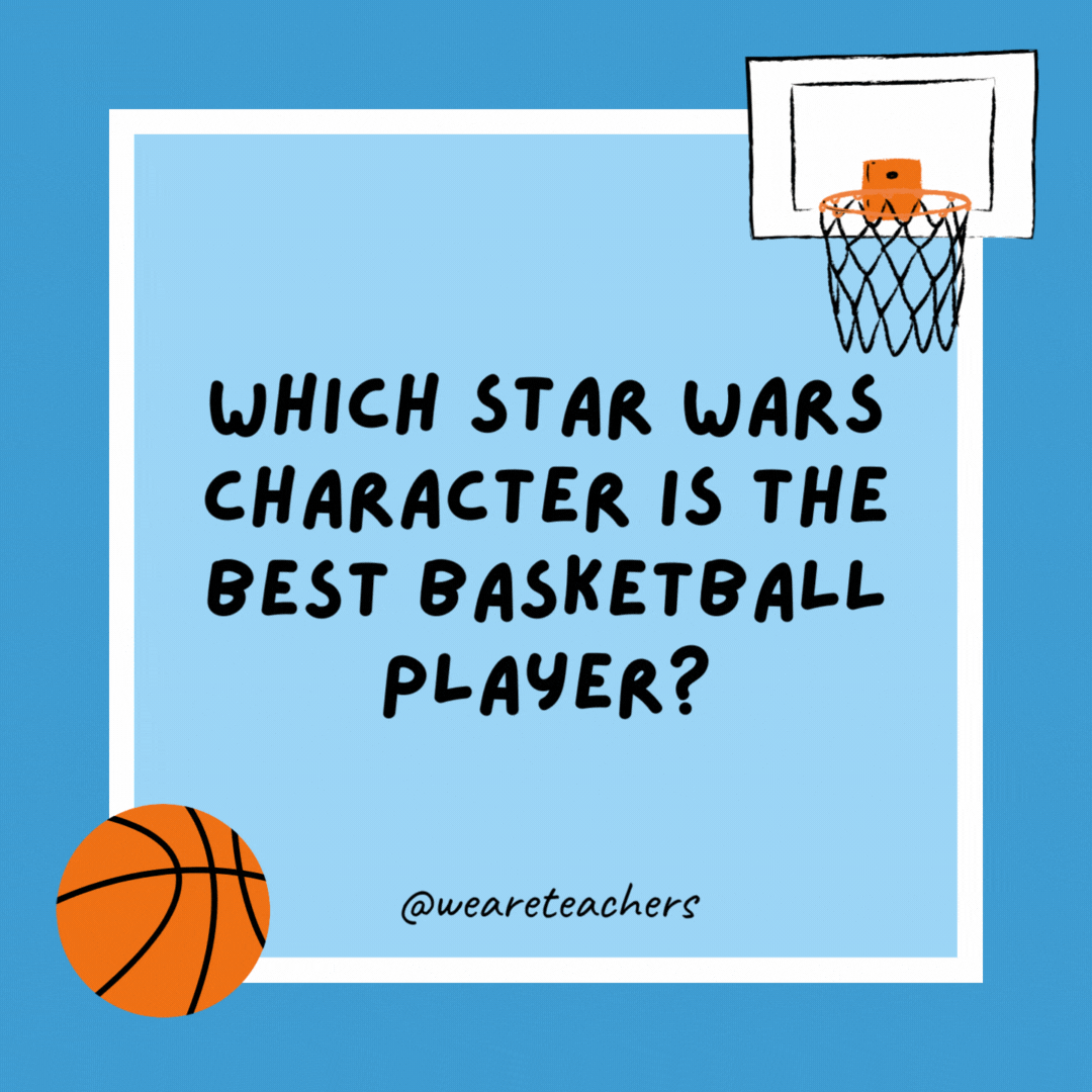 Which Star Wars character is the best basketball player? Which Star Wars character is the best basketball player?