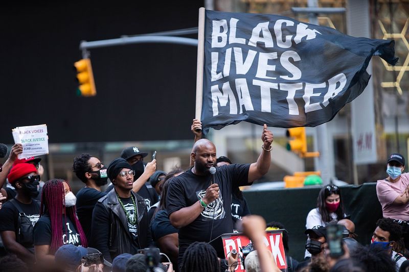 Black Lives Matter Protest A Black Lives Matter protest in New York City in 2020