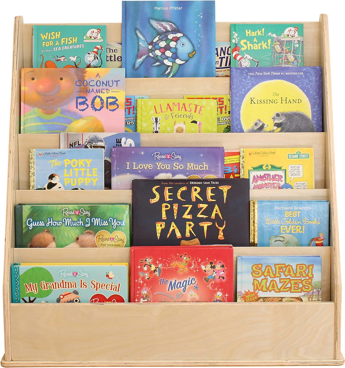 Factory Direct Partners 13132-NT Birch Book Display Stand Factory Direct Partners 13132-NT Birch Book Display Stand