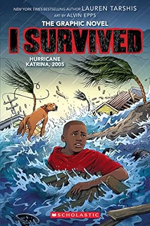 I Survived Hurricane Katrina Graphic Novel Book cover for I Survived Hurricane Katrina Graphic Novel
