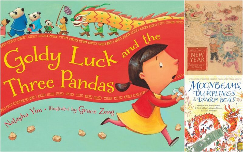 Lunar New Year Books Collage of Lunar New Year Books for kids
