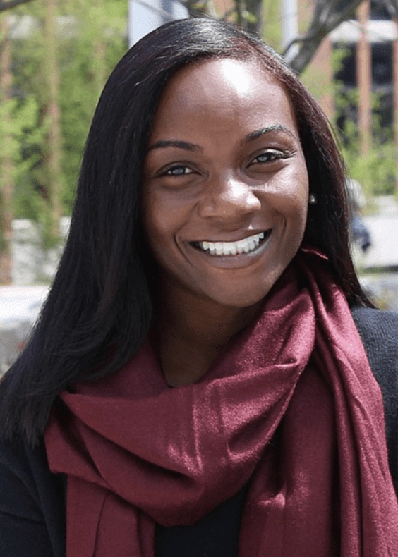 Kizzmekia Corbett Kizzmekia Corbett smiling
