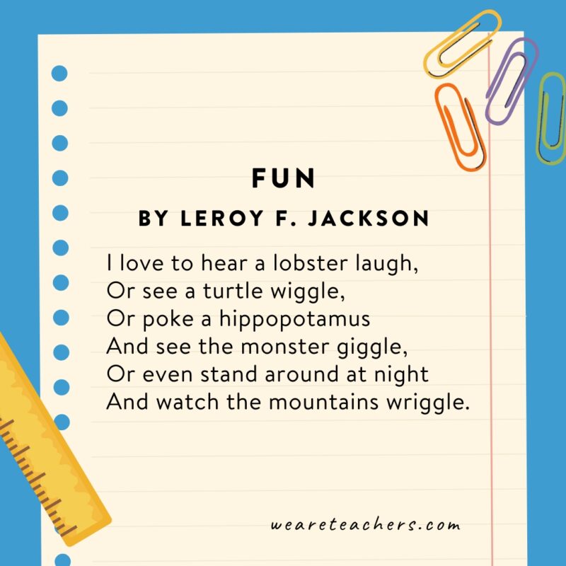 Short Poems 5 Fun by Leroy F. Jackson.