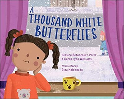 A Thousand White Butterflies Book cover for A Thousand White Butterflies as an example of childrens books about friendship