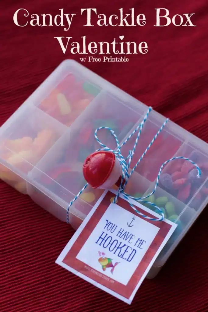 edible-tackle-box Edible tackle box with different kinds of candy in it