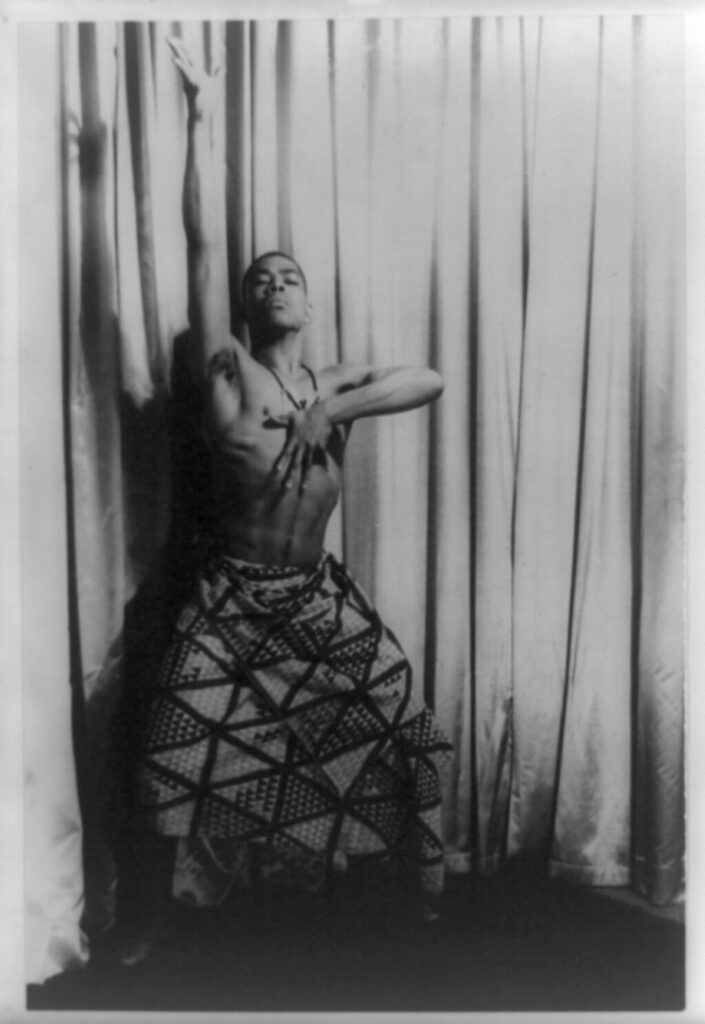 35 Famous Black Americans Everyone Should Know Alvin Ailey dancing portrait in black and white