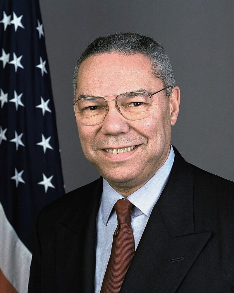 35 Famous Black Americans Everyone Should Know Colin Powell Secretary of State portrait