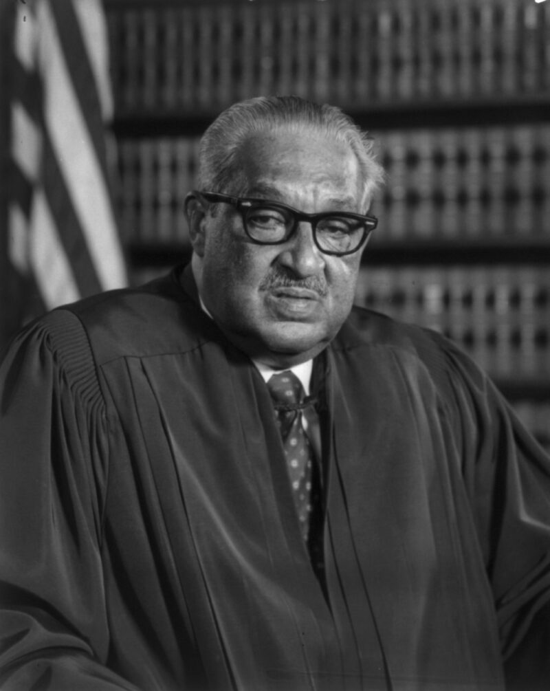 35 Famous Black Americans Everyone Should Know Thurgood Marshall Supreme Court portrait, an example of famous Black Americans everyone should know