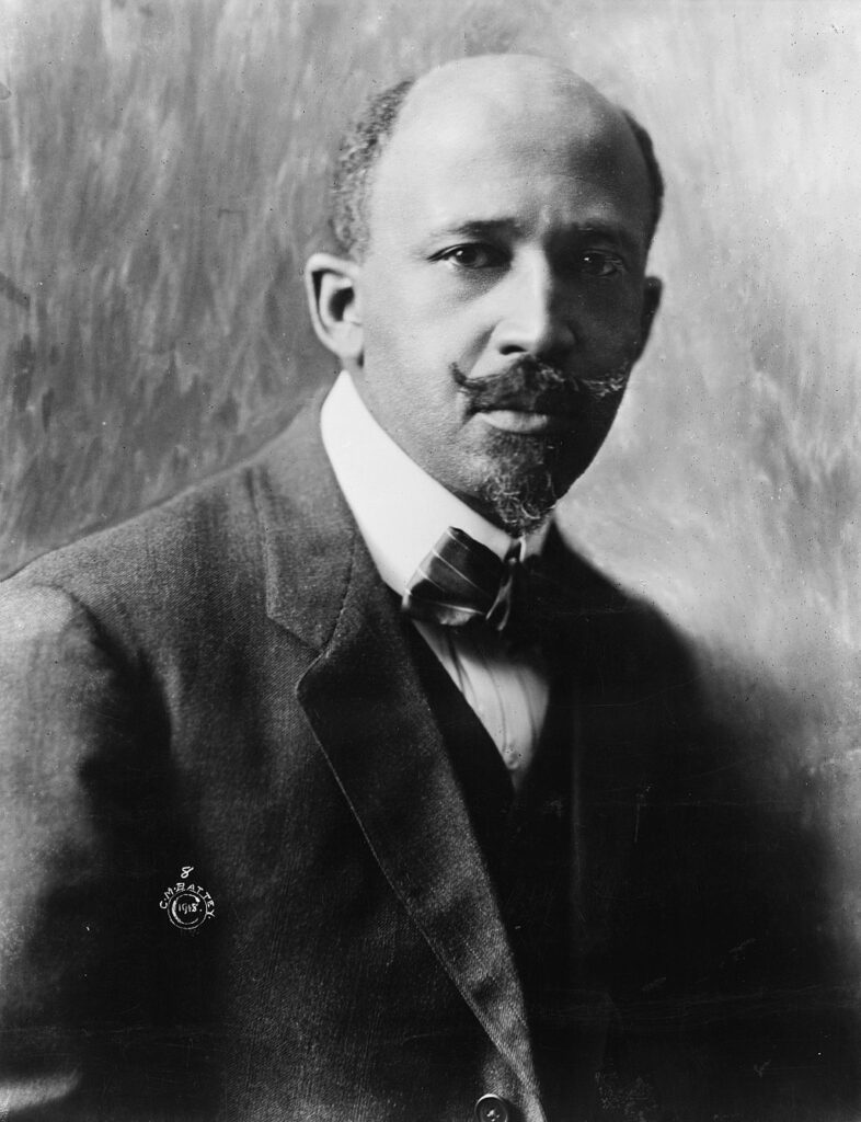 35 Famous Black Americans Everyone Should Know W.E.B. Du Bois portrait in black and white