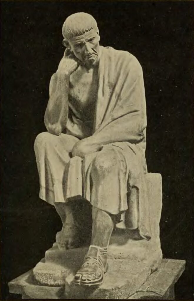 greek-statue greek statue; who invented math