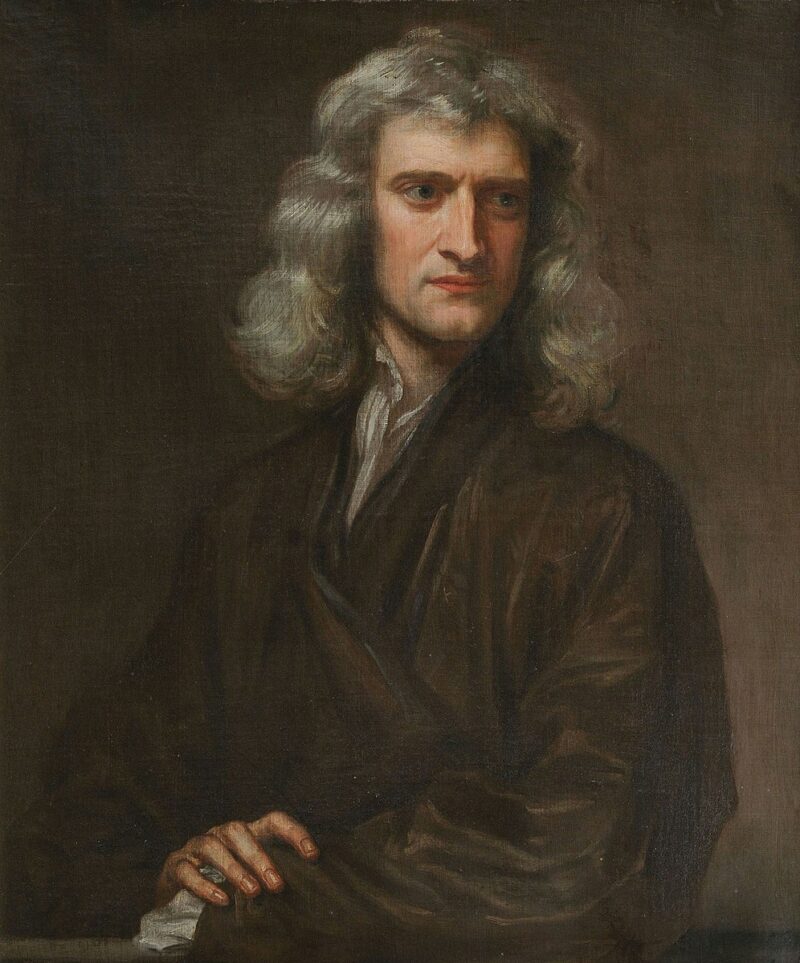isaac newton portrait of sir isaac newton famous scientist