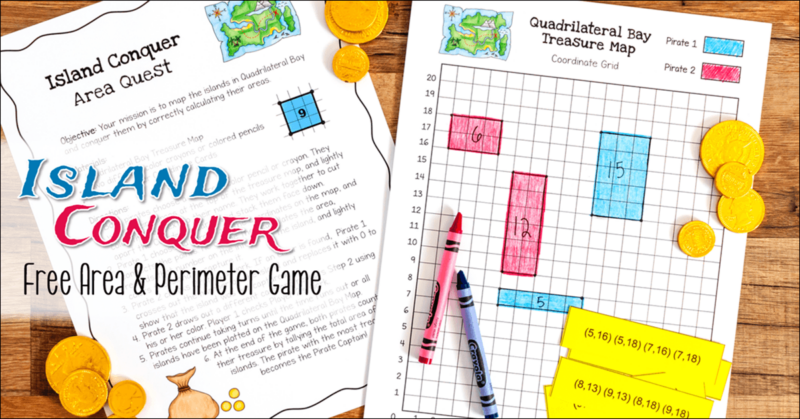 island-conquer island conquer area and perimeter game