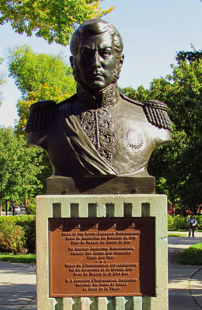 jose-san-martin-bust bust of jose san martin