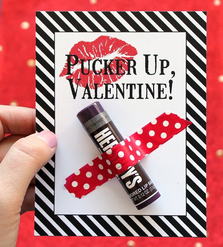 lip-balm-valentine A clever valentine with a lip balm attached that says