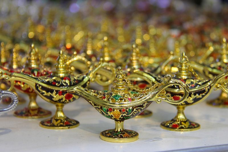 Picture Prompts: Magic Lamps A collection of green