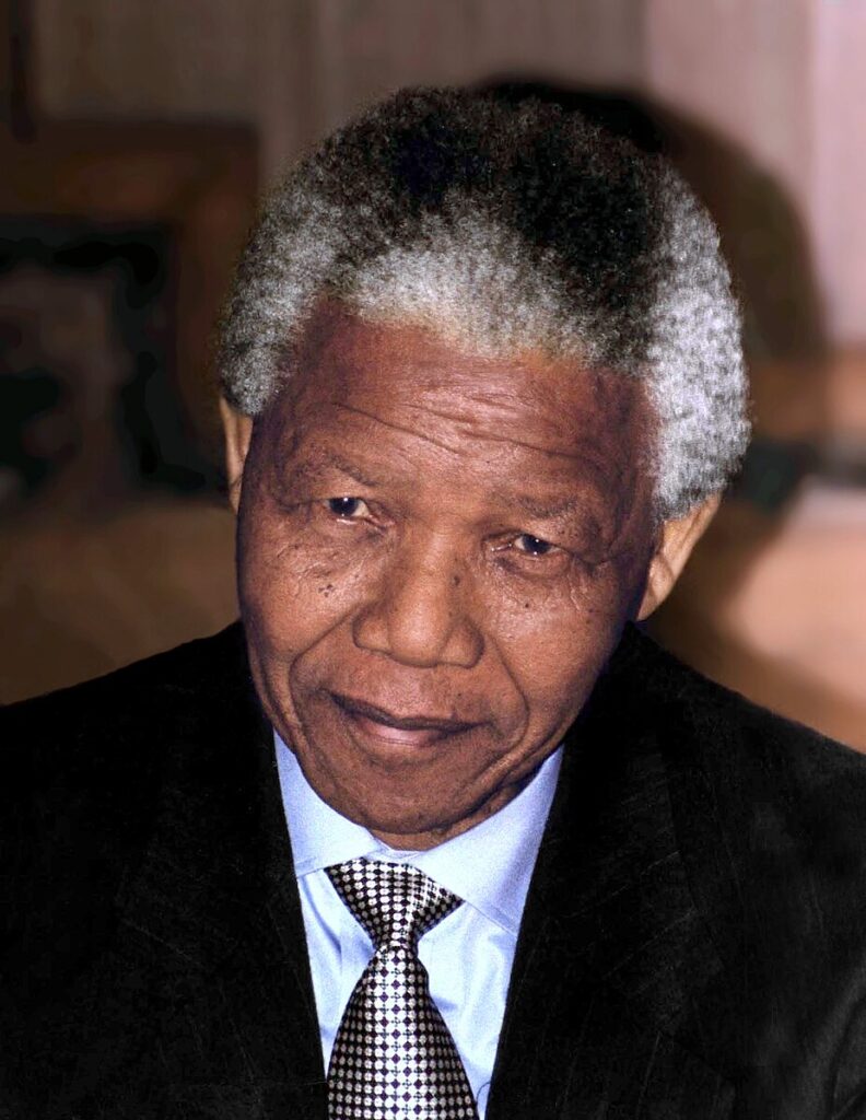 nelson-mandela photo of nelson mandela president of south africa